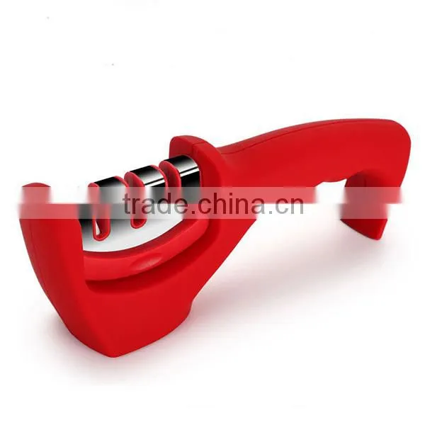 Chef's Choice Diamond Hone 3-Stage Manual Sharpener for Euro-American/Santoku/Serrated Knives Quality Choice photo-3