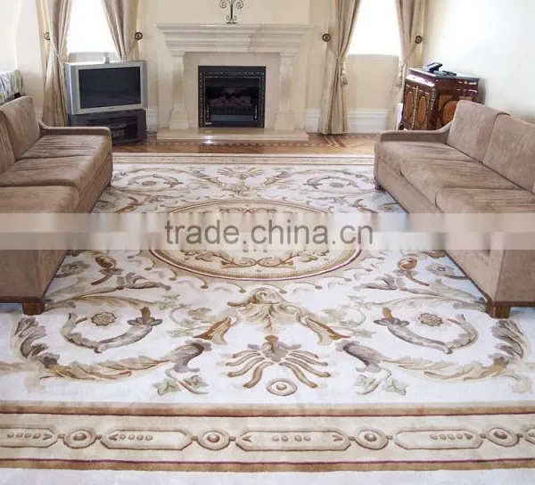 High Quality 3.5LB to 13LB Wool Viscose Bamboo Silk Handtufted Carpets photo-2