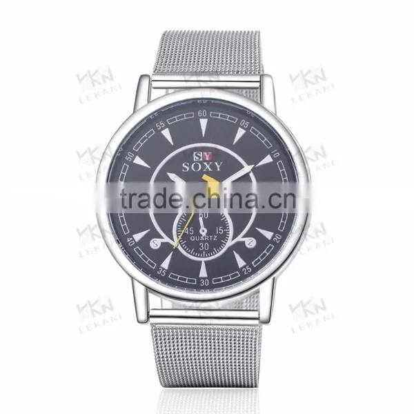 Latest Silver Man Watch, Cheap Stainless Steel Case Back Watch Quality Choice Most Popular photo-3
