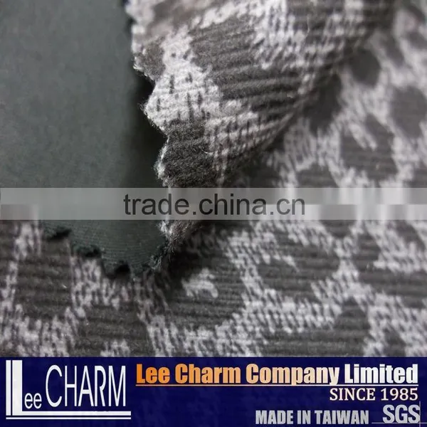 Woven Printed Leopard Pattern Cotton Lycra Fabric photo-4