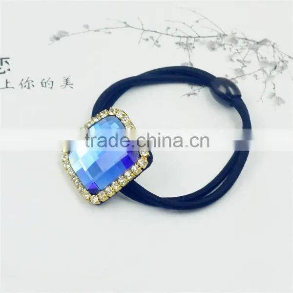 Sweet Women Fashion Hair Accessories Glass Stone Hair Band Headwear photo-2