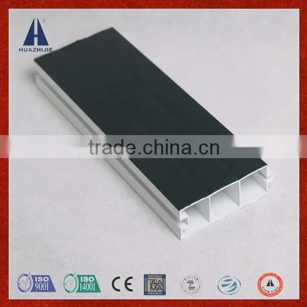 Reduces 30% Noise Plastic Profile U-pvc Window Frame