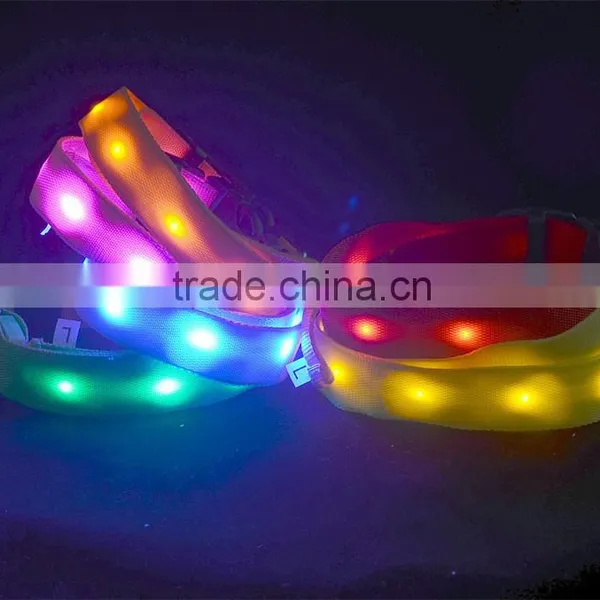 Pets Dog LED Light Blink Flash Night Safety Nylon Collar Waterproof photo-2