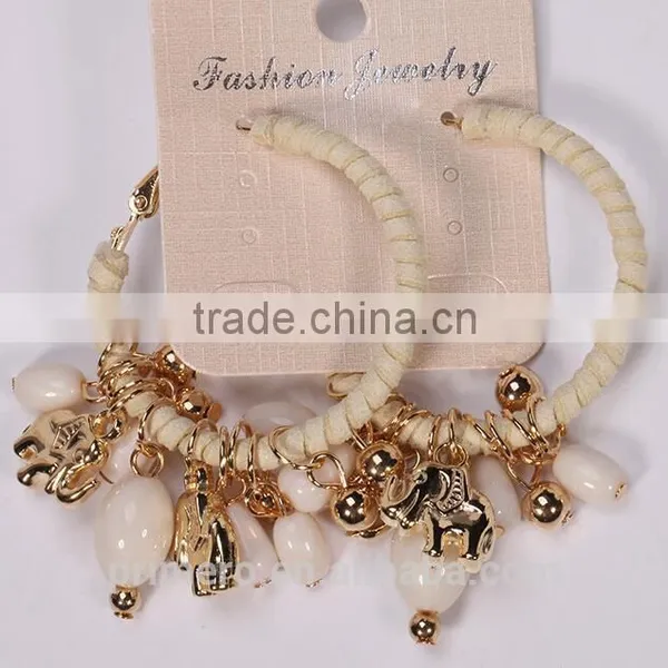 Elephant Fashion Big Circle Punk Style Bohemia Ethnic Earring Jewelry Wholesale photo-5