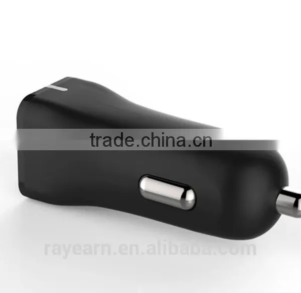 REYON New Quick Charge 2.0 Car Charger With Qualcomm Certification, 2.1A Car Charger With LED Indicator photo-3