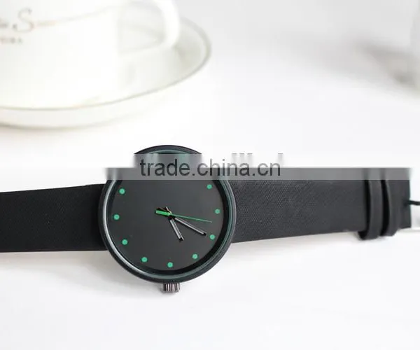 Slim Men Leather Quartz Watch Custom Logo Leather Watches Cheap Version New Arrival Black Leather Band Watches photo-2