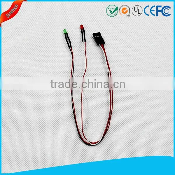 Custom 2.54mm Dupont Wire Cable With 2 LED