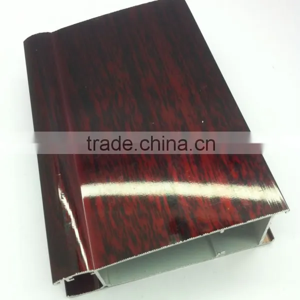 Anodized/Anodizing Powder Coating Wood Grain/Finish Polished Silver/Gold/Champagne/Black Aluminum Extrusion Profiles