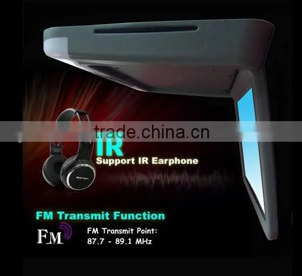 14 Inch Automobile Flip Down Dvd Player With Hitachi Lens photo-2