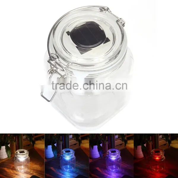 Art Creative Novelty Jar Night Light Solarmodul Lamp Decoration Lantern/Table/Party/Outdoor/Indoor Waterproof Led Solar Lights photo-2