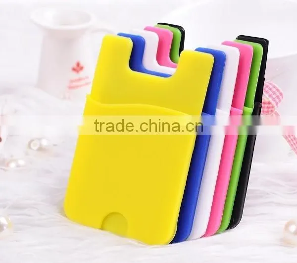 Best Promotion Gifts Silicone Phone Sticker/phone Card Pocket photo-4