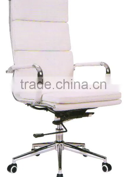 Steel Frame Chair/High Back Excutive PU Padding Chair /Office Chair With Ergonomic Design photo-3
