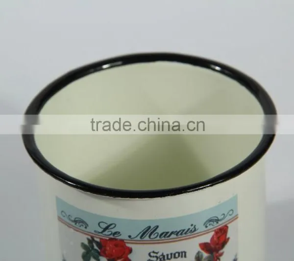 Enamel Canister, Enamel Mug, Drinking Cup photo-4