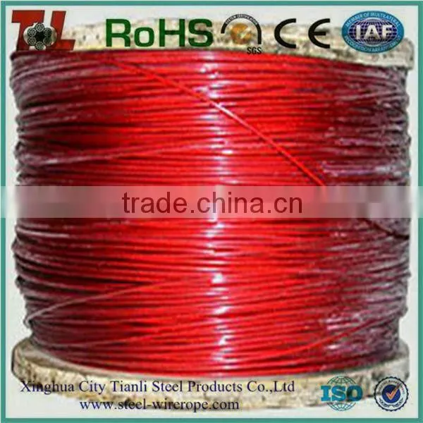 7*7 PVC Coated Steel Cable/ Steel Wire Rope photo-4