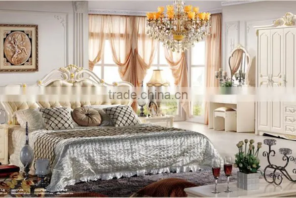 Bedroom Set Furniture Sleeping Bed Foshan Furniture Market photo-6
