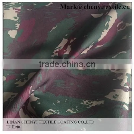 China Hot Selling 190T 210T 150D 300D Printed Taffeta Fabric photo-3