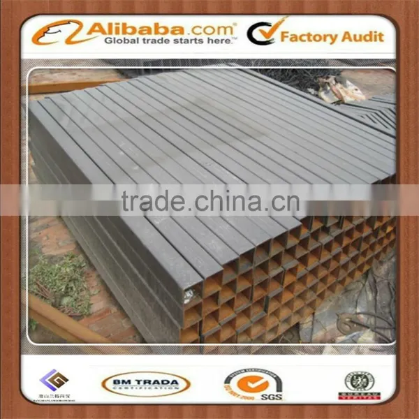 Black or Galvanized Black Square Tube Square or Round Steel Pipe photo-2