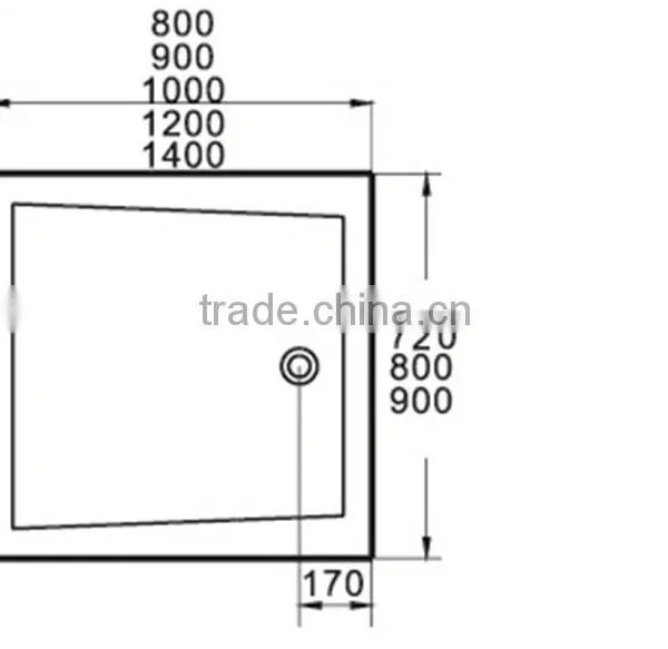 SUNZOOM Upc Shower Base,bathroom Shower Base,custom Acrylic Shower Base photo-4
