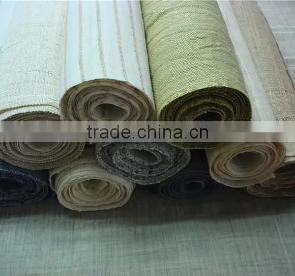 100% Ramie Eco-friendly Handmade Grass Cloth Wallpaper photo-4