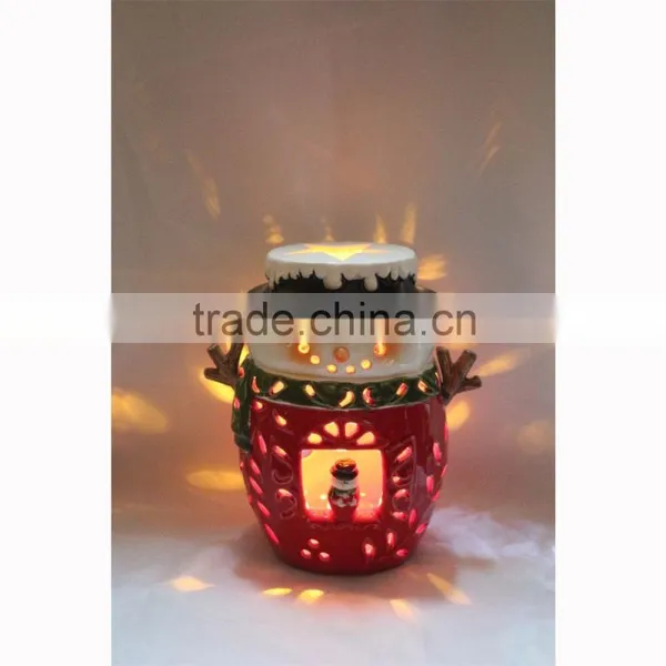 Christmas Decoration Ceramic Tealight Candle Holder photo-2