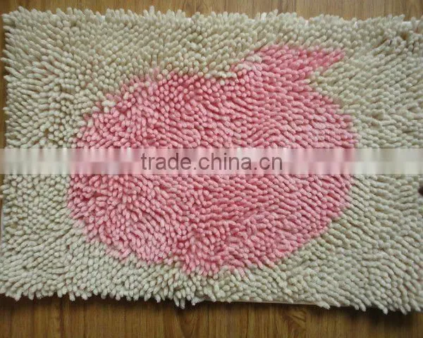 chenille mat for both bedroom and Bath room