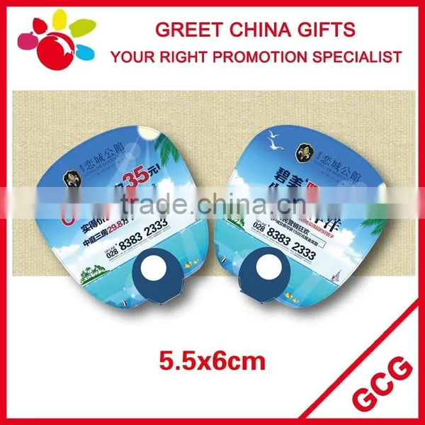Chinese Custom Promotional Plastic Hand Fan Personalized Business Advertising Gifts