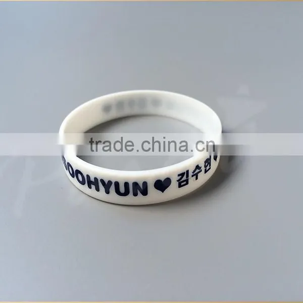 Advertising Custom Silicon Wristband Rubber Bracelet photo-3