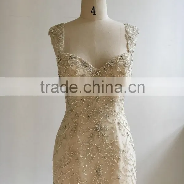Guangzhou Factory Real Sample Latest China Custom Made Wedding Dress photo-4