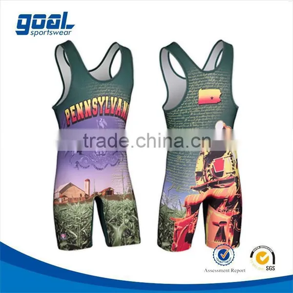 Fantastic Custom Men Wrestling Singlet in Cheap Price ,wrestling Clothing