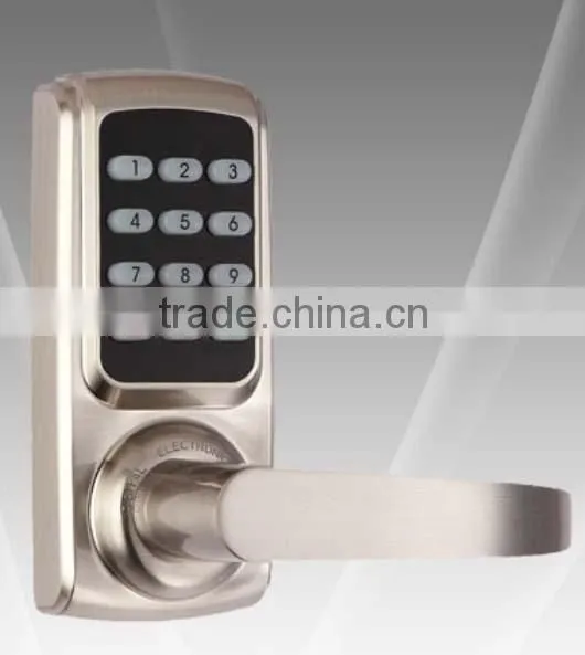 New Zinc Alloy Handle Push Button Digital or Key Code Door Locks photo-2