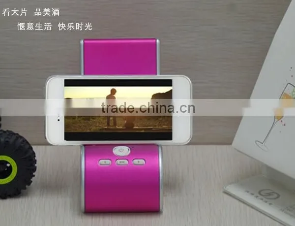 Portable Professional Wireless Waterproof Speaker With Mobile Holder for Phone or Ipad photo-3