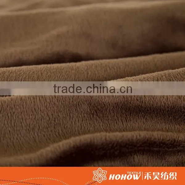 High Quality Solid Brown Thick Blanket Fluffy Fleece Blanket photo-6