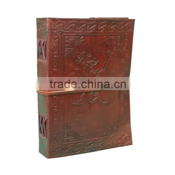 Printed Dragon Design Leather Embossed Journal Handmade Diary
