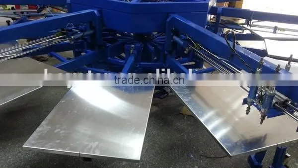 6 Color 14 Station Semi Automatic T-shirt Screen Printing Machine Prices GW-6C-14S photo-2