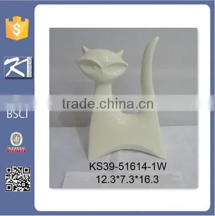 New Style Porcelain Cat Figurines Home Decoration photo-4