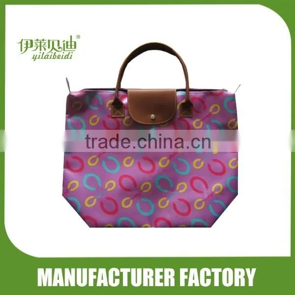 Foldable Shopping Bags With Heart Printed photo-3