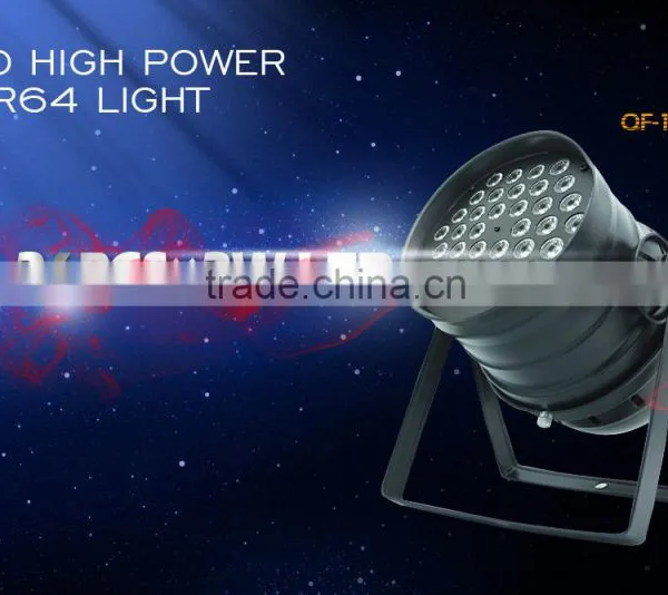 Stage Lighting LED 36 3w RGBW Par64 Light Led Power Flat Par Can Light Price photo-5