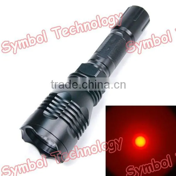 Symbol High Quality Aluminum Rechargeable LED Flashlight Portable Led Torch photo-3
