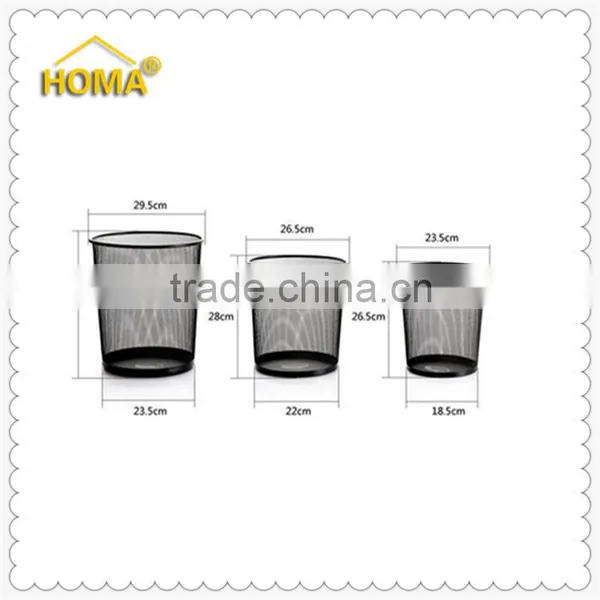 Factory Cheap Hotel Metal Mesh Waste Basket photo-3