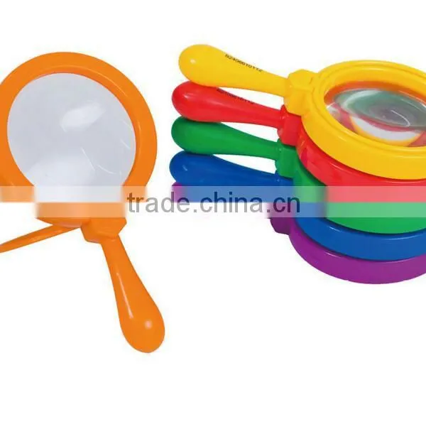 Colorful Plastic Magnifying Glass, Pocket Magnifier for Kids photo-4