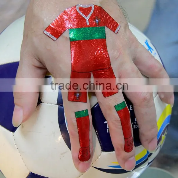 2016 World Cup Flag Football Logo Tattoo Temporary Skin Sticker photo-2