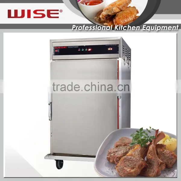 WISE 1140cm Commercial Upright Heated Holding Cabinet With Casters And Humidity Compensation photo-3