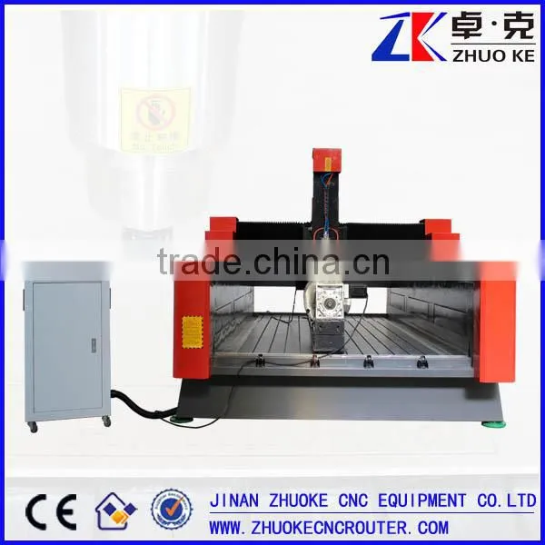 4 Axis 600MM High Z-Axis Stone CNC Carving Machine For Tombstone ZK-1325 With PCI NcStudio Control System photo-2