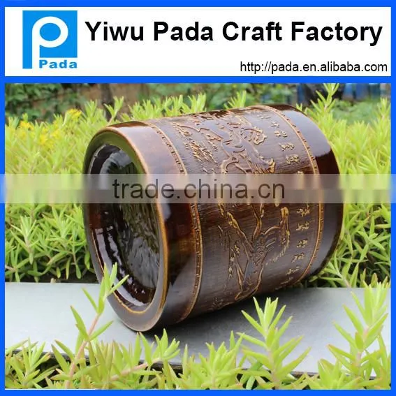 Health Natural Bamboo Pen Holder photo-4