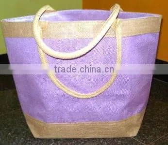 REUSABLE UPMARKET JUTE SHOPPER BAGS photo-2