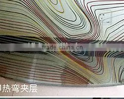 Hot Bend Glass Digital Print Laminated Glass (laminated Glass, Tempered Glass, Hollow Glass, Antifire Glass)