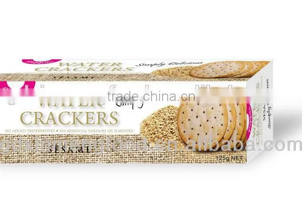 PEPPITO 125G Water Crackers(pepper Fla)/crispy Biscuits photo-4
