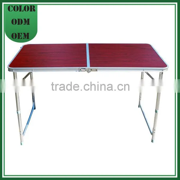 Wholesale High Quality MDF Aluminum Folding Adjustable Outdoor Table photo-4