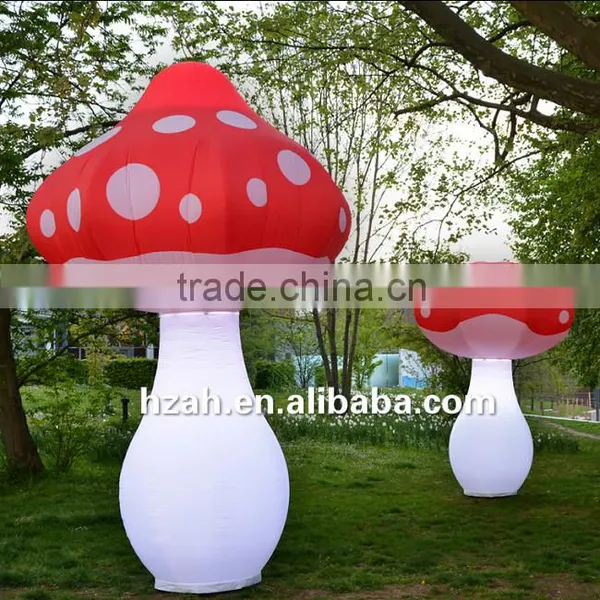 Giant Inflatable Mushroom Lighting Sculpture for Outdoor Decoration photo-2