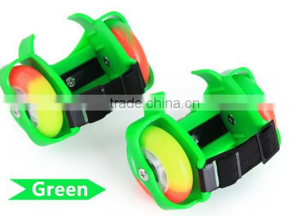 2 Rubber Wheels Roller Skates Wheels Flashing Roller Skate Wheels for Shoes photo-4